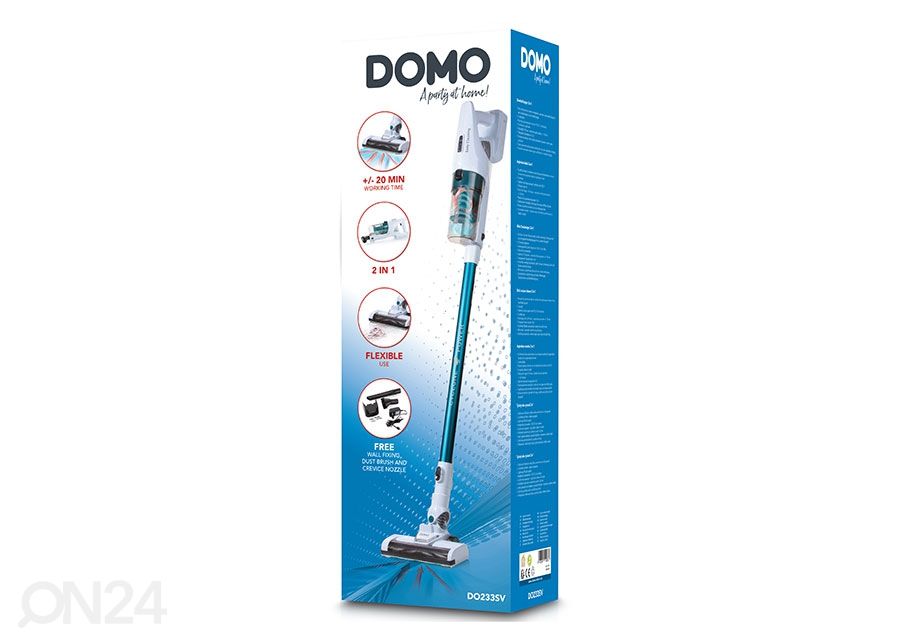 Varstolmuimeja Domo 2in1 juhtmeta suurendatud