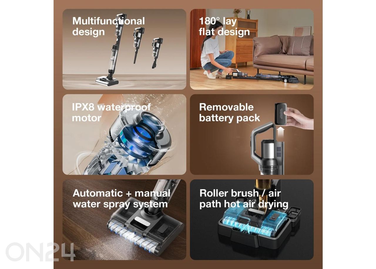 Varstolmuimeja Jimmy PW11 - märg ja kuiv puhastus suurendatud