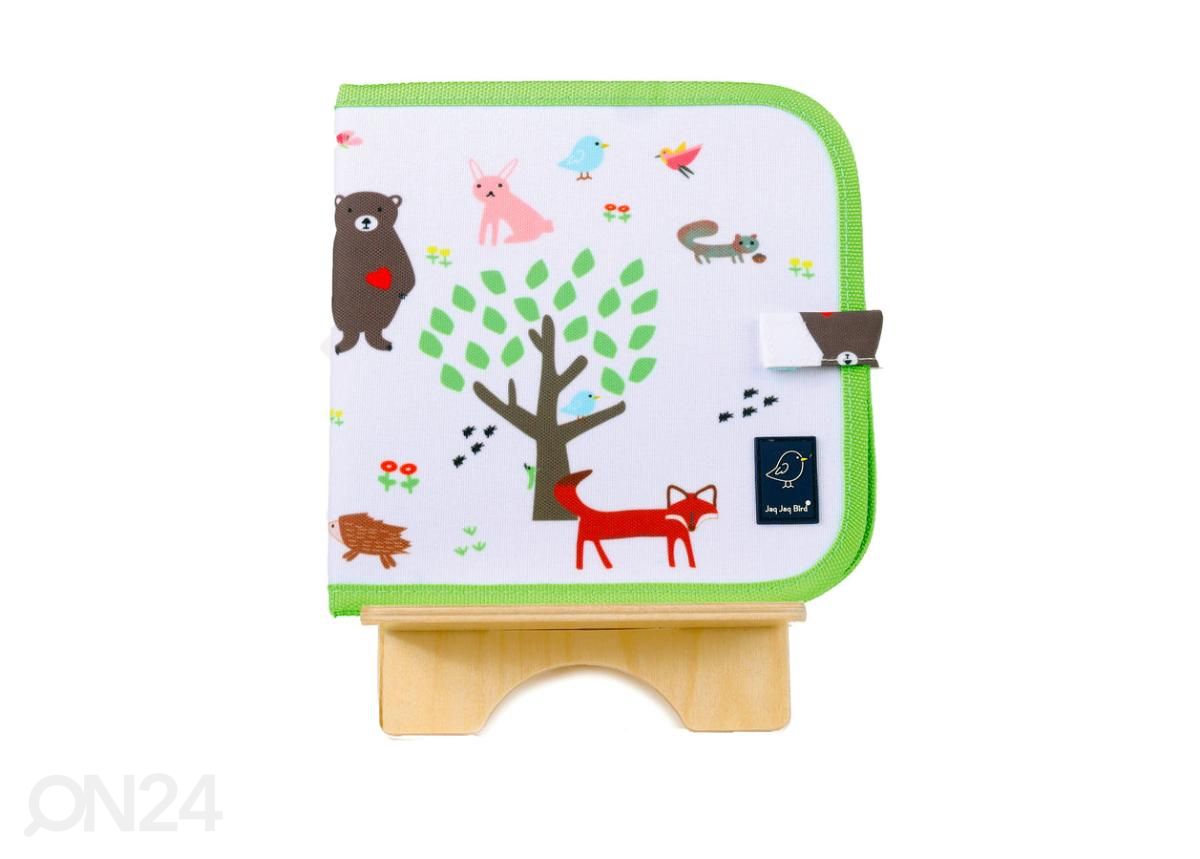 Värviraamat tolmuvabade kriitidega Jaq Jaq Bird Mets 20x20 cm suurendatud