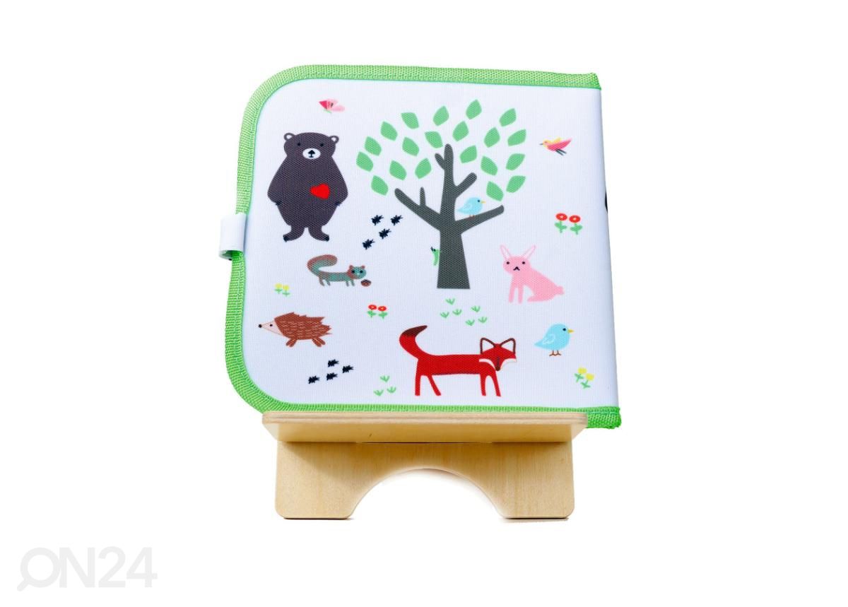 Värviraamat tolmuvabade kriitidega Jaq Jaq Bird Mets 20x20 cm suurendatud