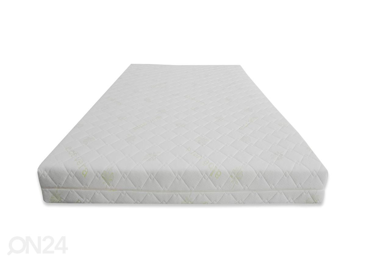 Vedrumadrats Inter Pocket 140x200 cm, aloe vera kangas suurendatud