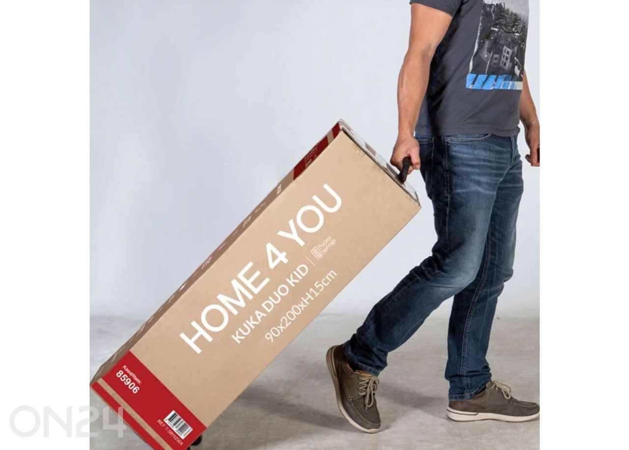 Vedrumadrats Kuka Duo Kid 90x200xH15 cm suurendatud