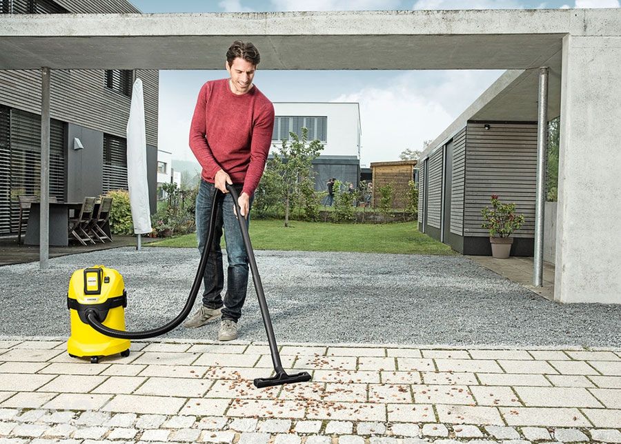 Vee- ja tolmuimeja WD 3 Kärcher, akukomplektiga suurendatud