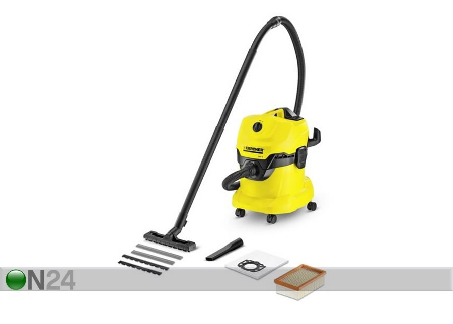 Vee-ja tolmuimeja WD4 Kärcher 1.348-111&KAR suurendatud