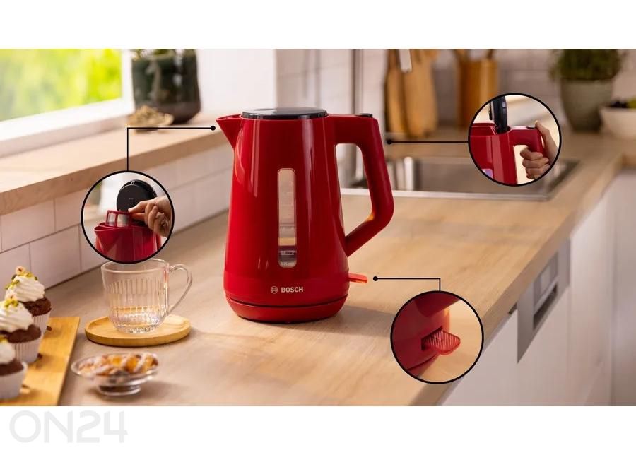 Veekeetja Bosch 1,7 L TWK1M124 suurendatud