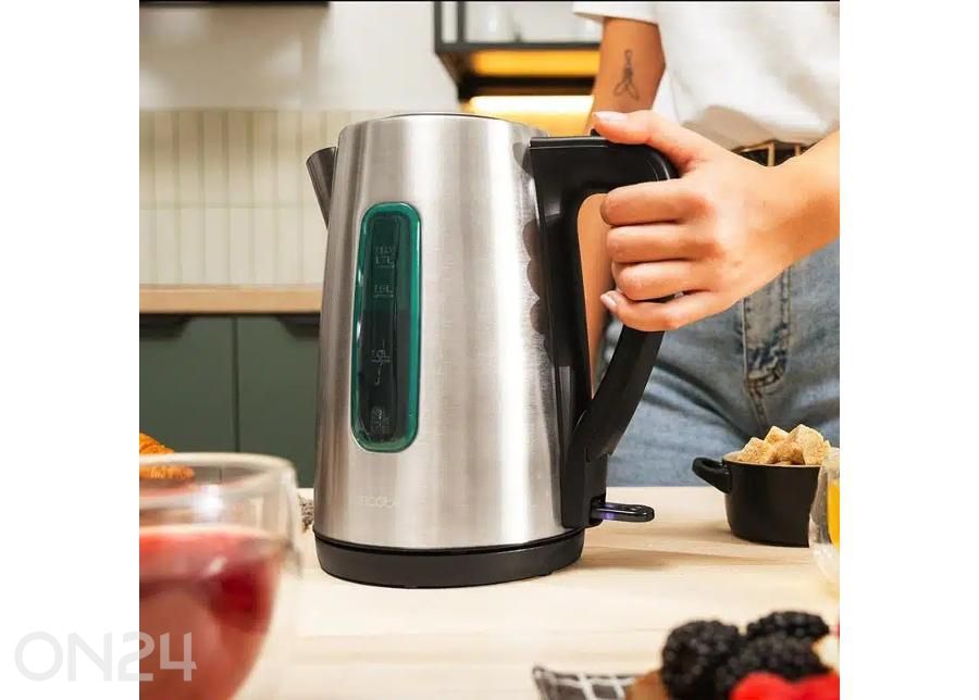 Veekeetja Cecotec ThermoSense, 1.7 L, must suurendatud