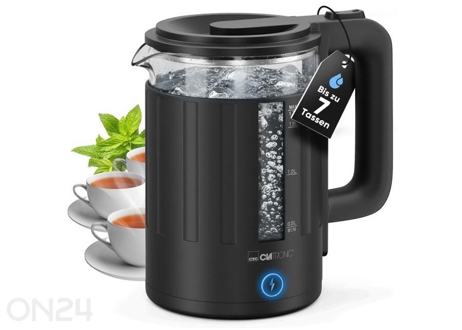 Veekeetja Clatronic 1,7 L WK3837G suurendatud