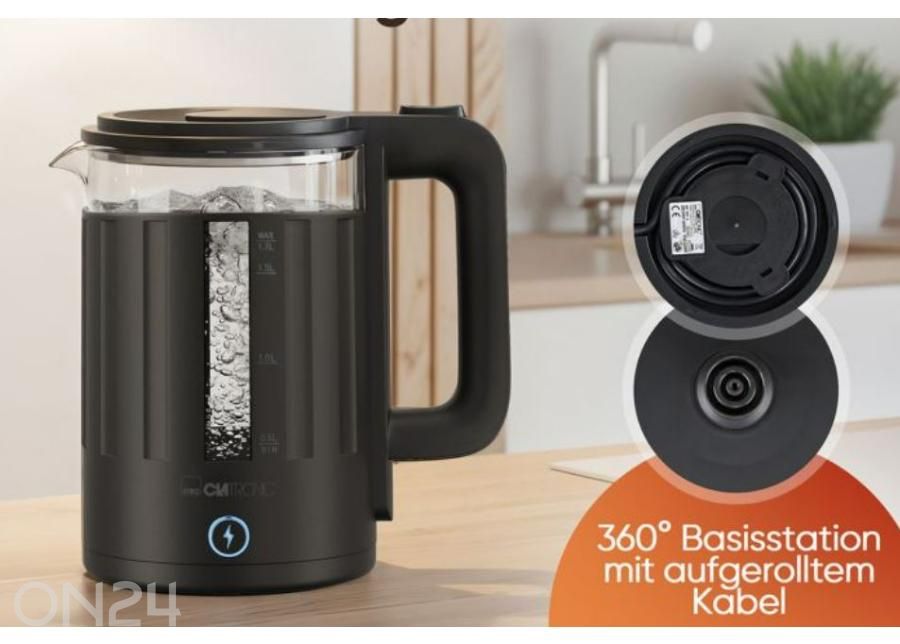 Veekeetja Clatronic 1,7 L WK3837G suurendatud