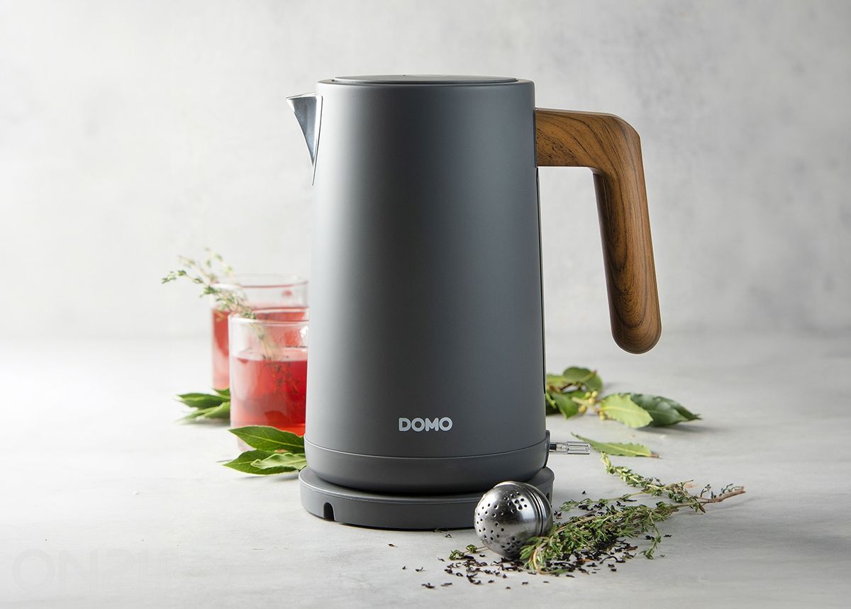 Veekeetja Domo 1,7L antratsiit suurendatud