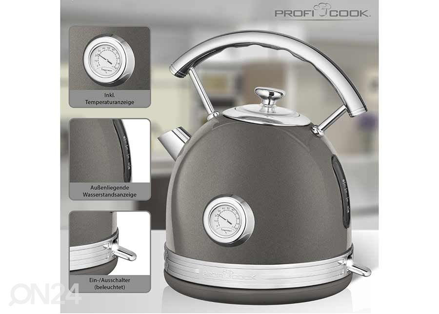 Veekeetja ProfiCook 1,7 L PCWKS1192A suurendatud