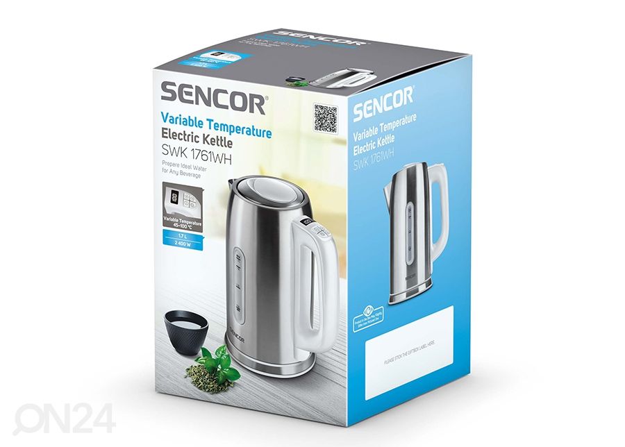 Veekeetja Sencor 1,7 L suurendatud
