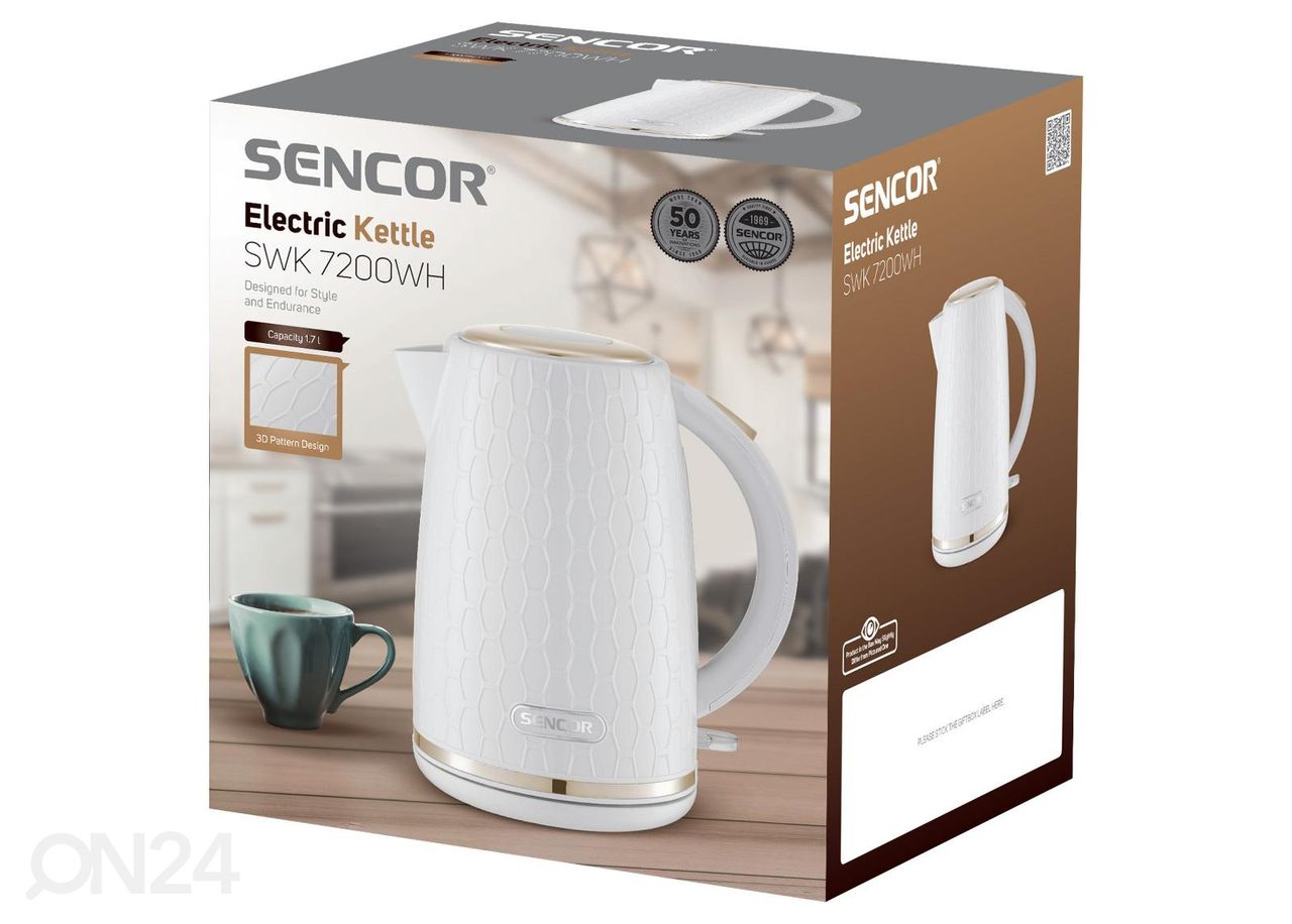 Veekeetja Sencor 1,7 L suurendatud