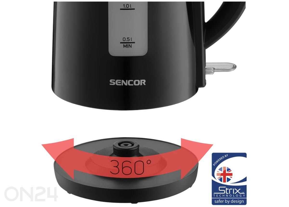 Veekeetja Sencor 1,7 L SWK2710BK, must suurendatud