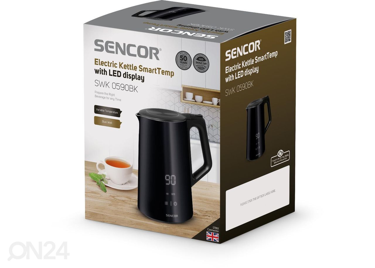 Veekeetja Sencor SWK0590BK suurendatud
