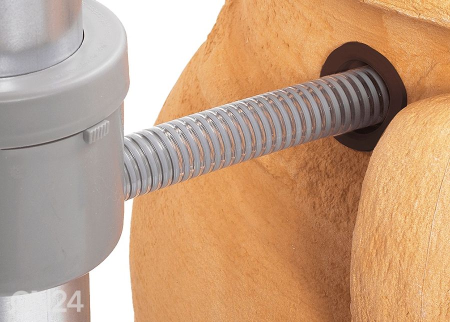 Veenõu Antiik Wall Amphora Terracotta 260 L suurendatud