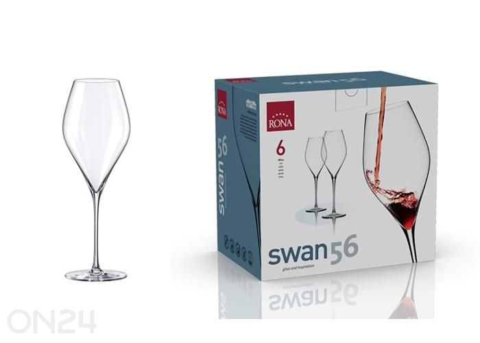 Veiniklaas Swan 56 cl, 6 tk suurendatud
