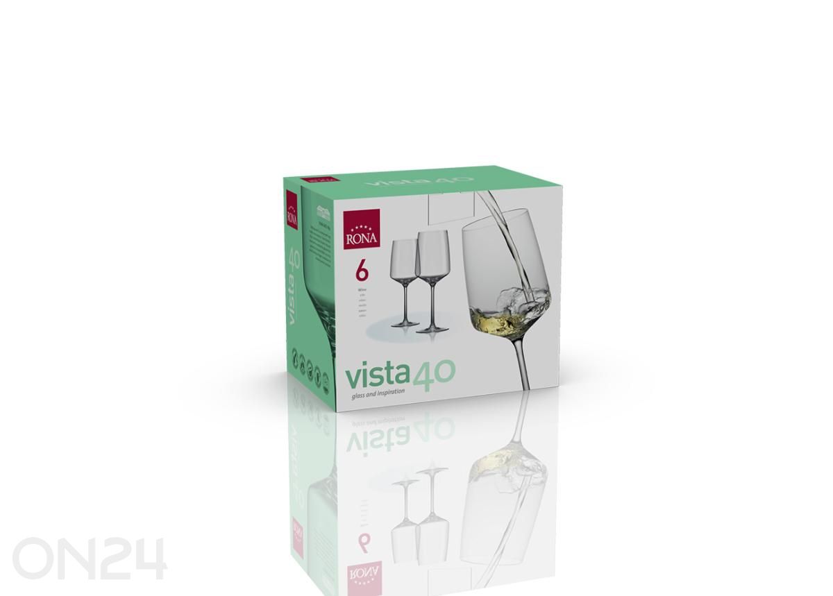 Veiniklaas Vista 40 cl, 6 tk suurendatud
