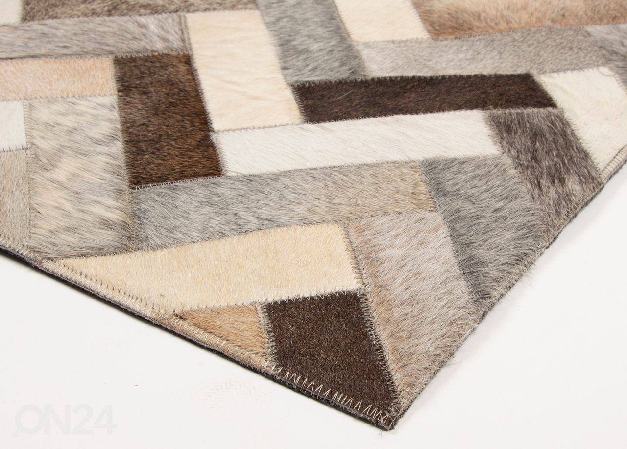 Veisenahast vaip 120x170 cm suurendatud