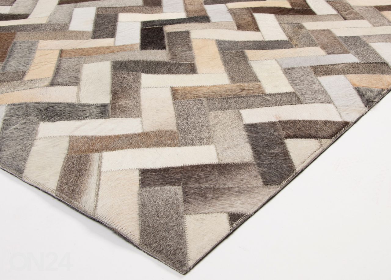 Veisenahast vaip 120x170 cm suurendatud