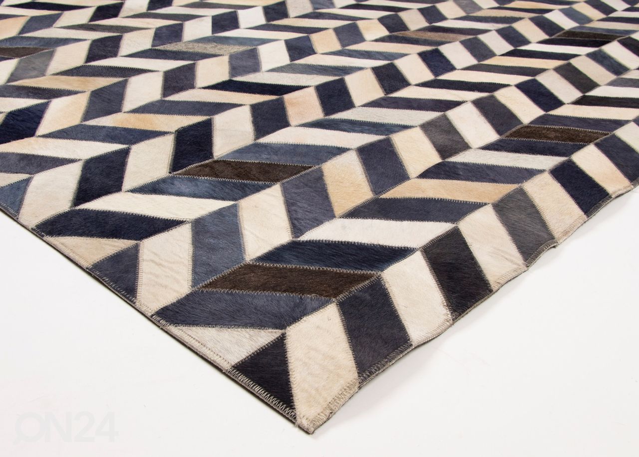 Veisenahast vaip 160x230 cm suurendatud