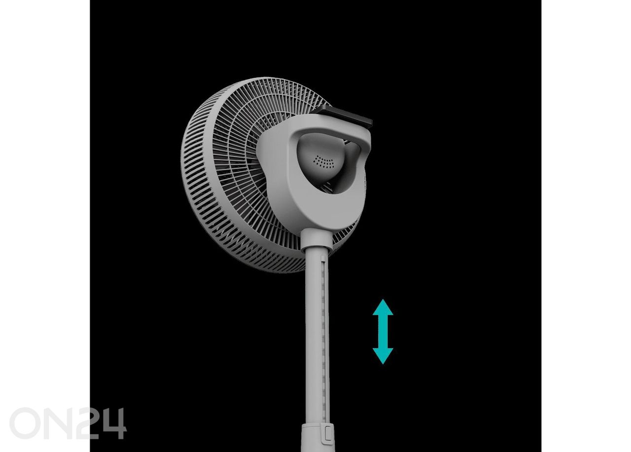 Ventilaator Duux Whisper 2, kaugjuhitav, hall suurendatud
