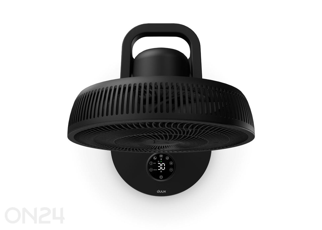 Ventilaator Duux Whisper Flex 2, kaugjuhtimisega, must suurendatud