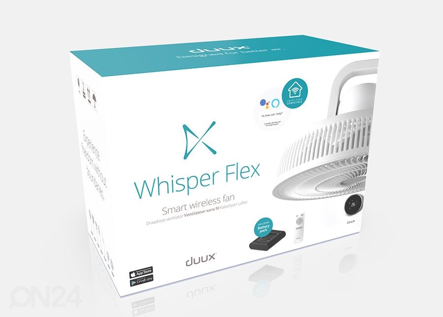 Ventilaator Duux Whisper Flex Smart DXCF13, valge suurendatud