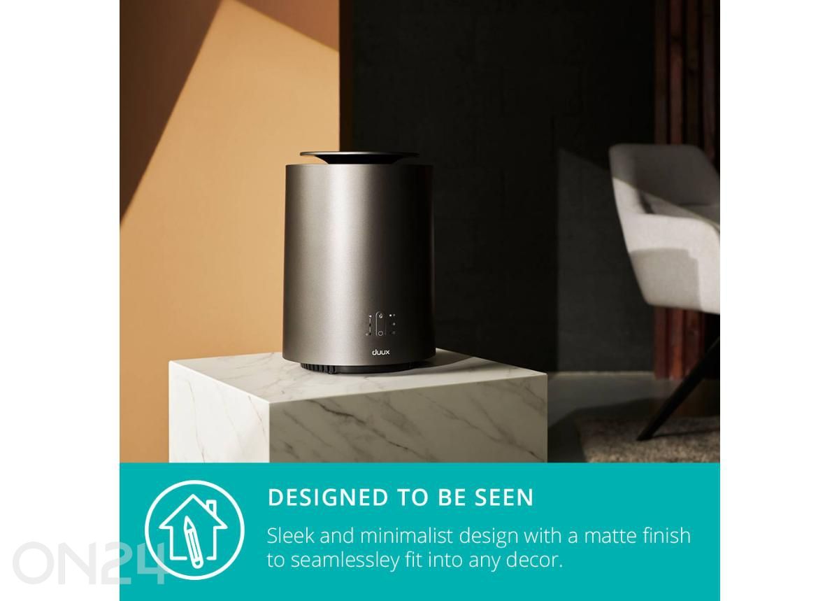 Ventilaator-küttekeha Duux Threesixty 2 Smart Wi-Fi, hall suurendatud