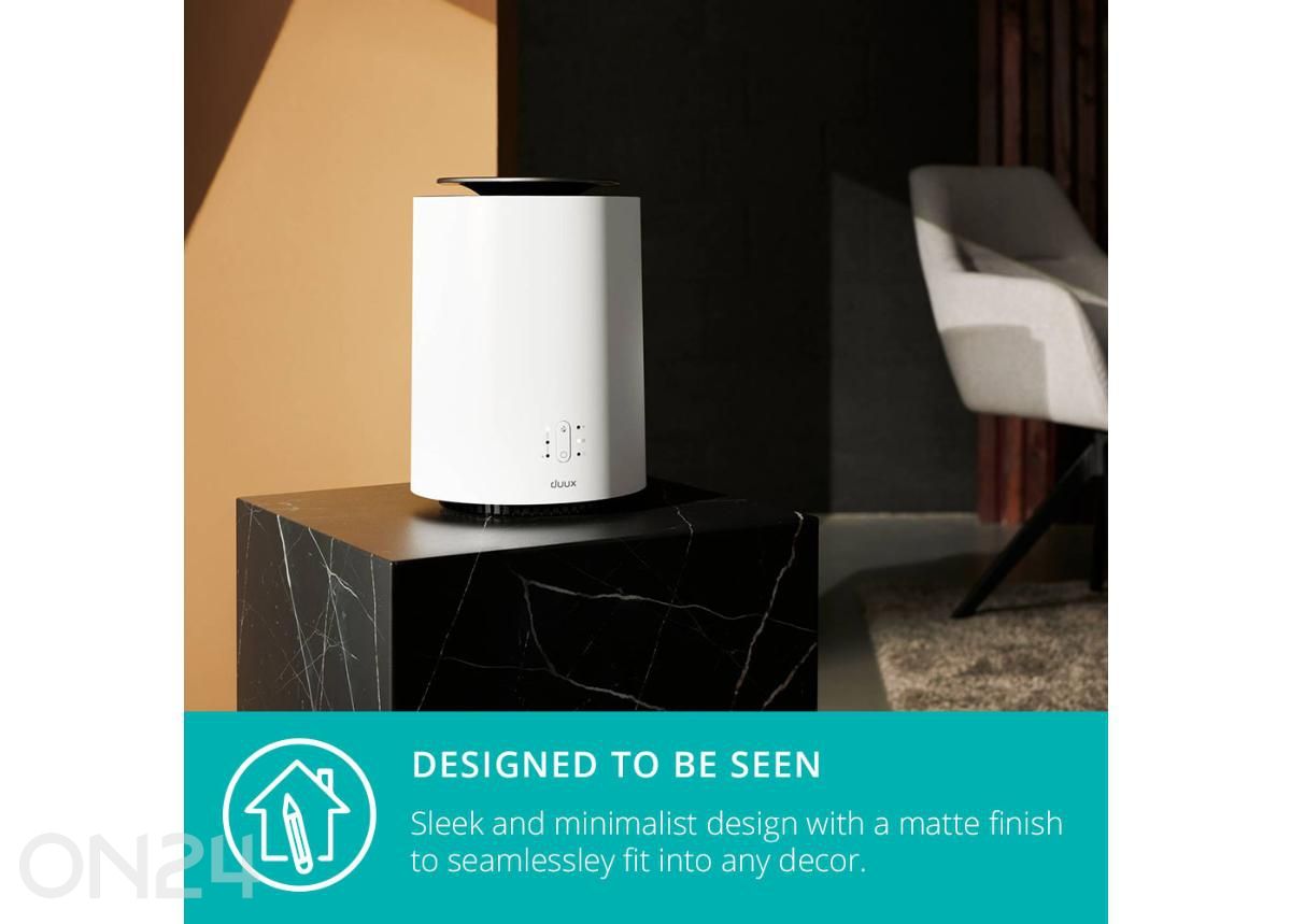 Ventilaator-küttekeha Duux Threesixty 2 Smart Wi-Fi, valge suurendatud