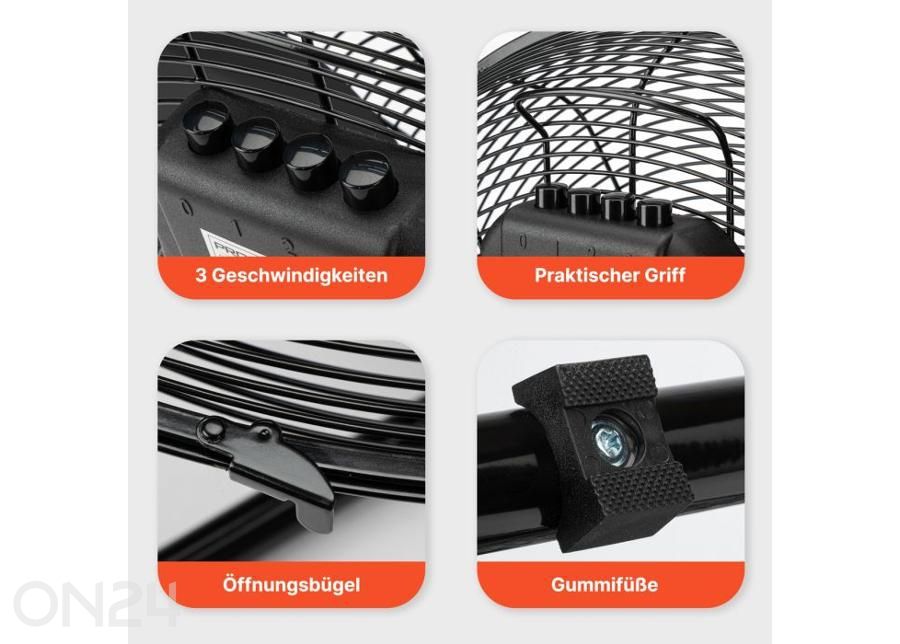 Ventilaator Proficare PCVL3066WM must suurendatud