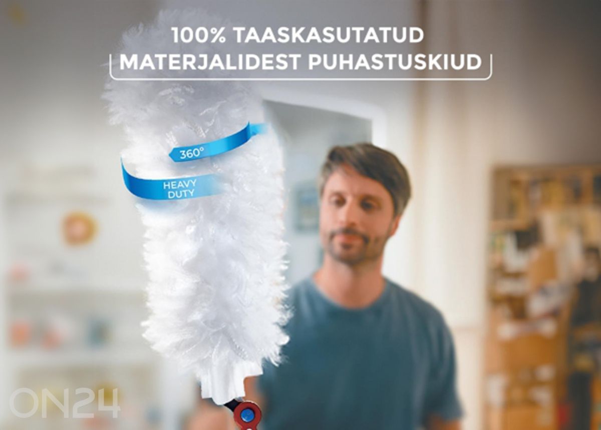 VILEDA Flex & Catch tolmuhari lühikese varrega suurendatud