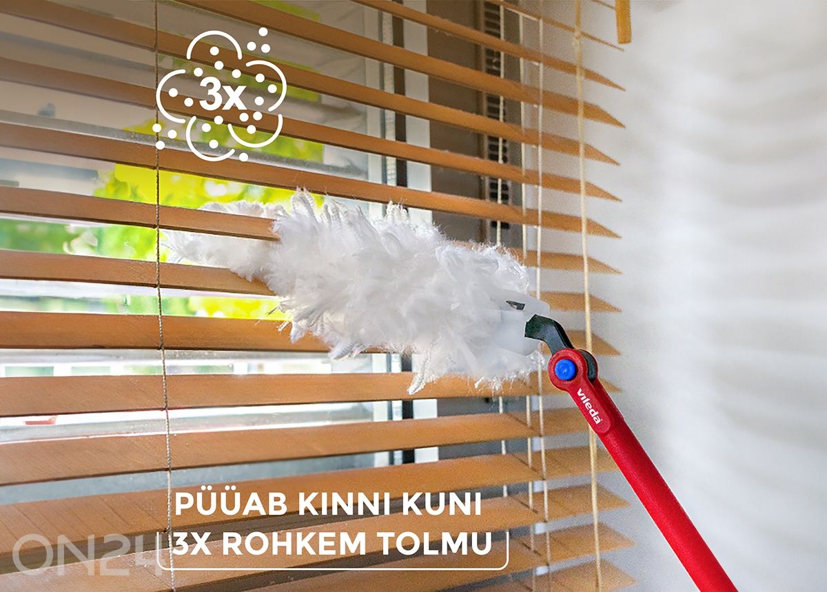 VILEDA Flex & Catch tolmuhari pika varrega suurendatud