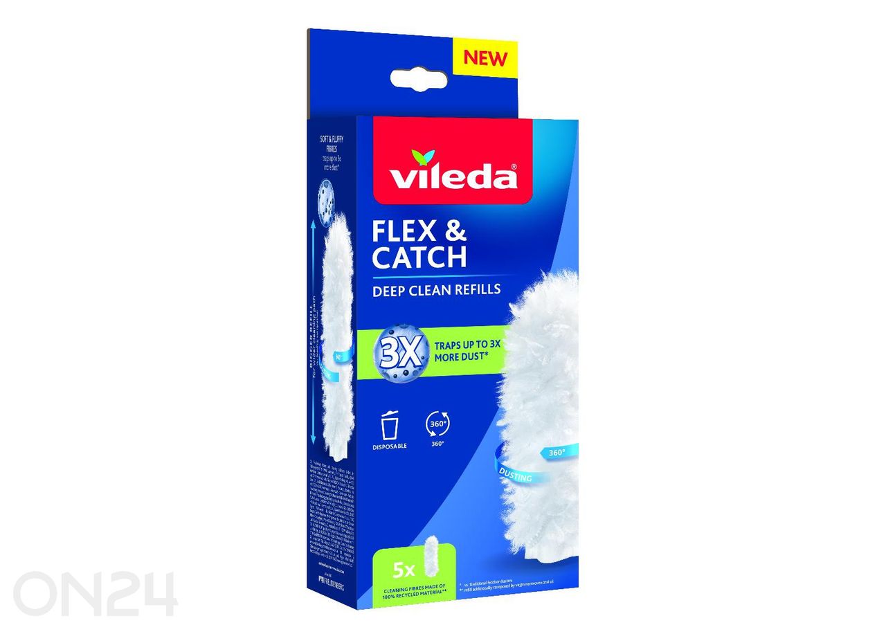 VILEDA Flex & Catch tolmuharja varud 5 tk suurendatud