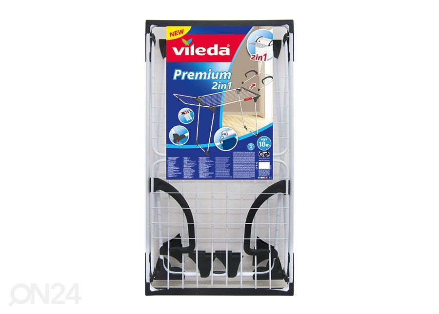 Vileda kuivatusrest Premium 2in1 suurendatud