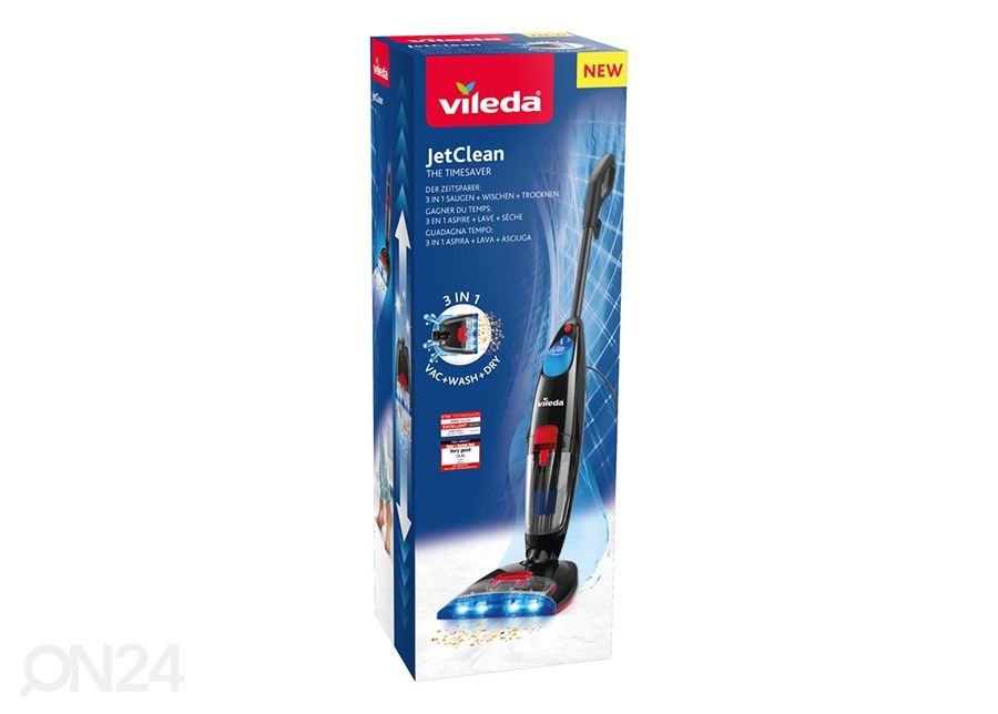 Vileda Põrandapesumasin 3in1 JetClean suurendatud