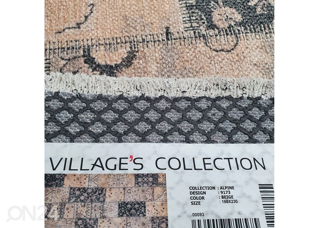 Village’s puuvillane vaip Alpine 160x230 cm suurendatud