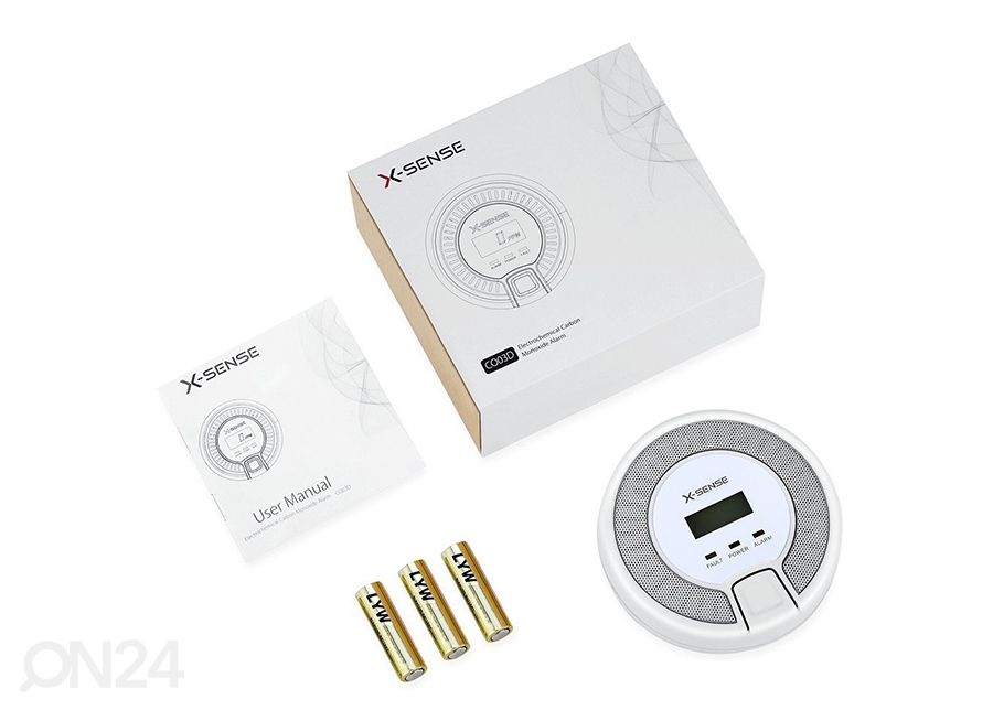 Vingugaasiandur X-Sense suurendatud