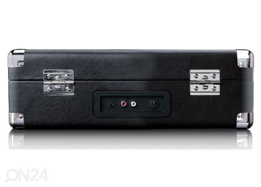 Vinüülplaadimängija kohvris Lenco TT115BK, must suurendatud