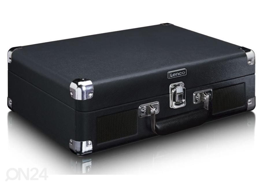 Vinüülplaadimängija kohvris Lenco TT115BK, must suurendatud