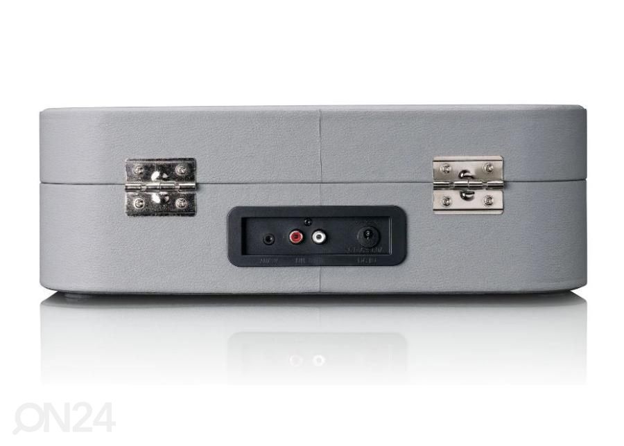 Vinüülplaadimängija kohvris Lenco TT116GY, hall suurendatud