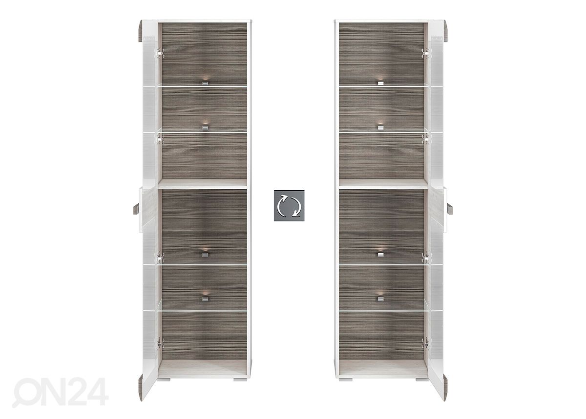 Vitriinkapp Bianca 55 cm suurendatud