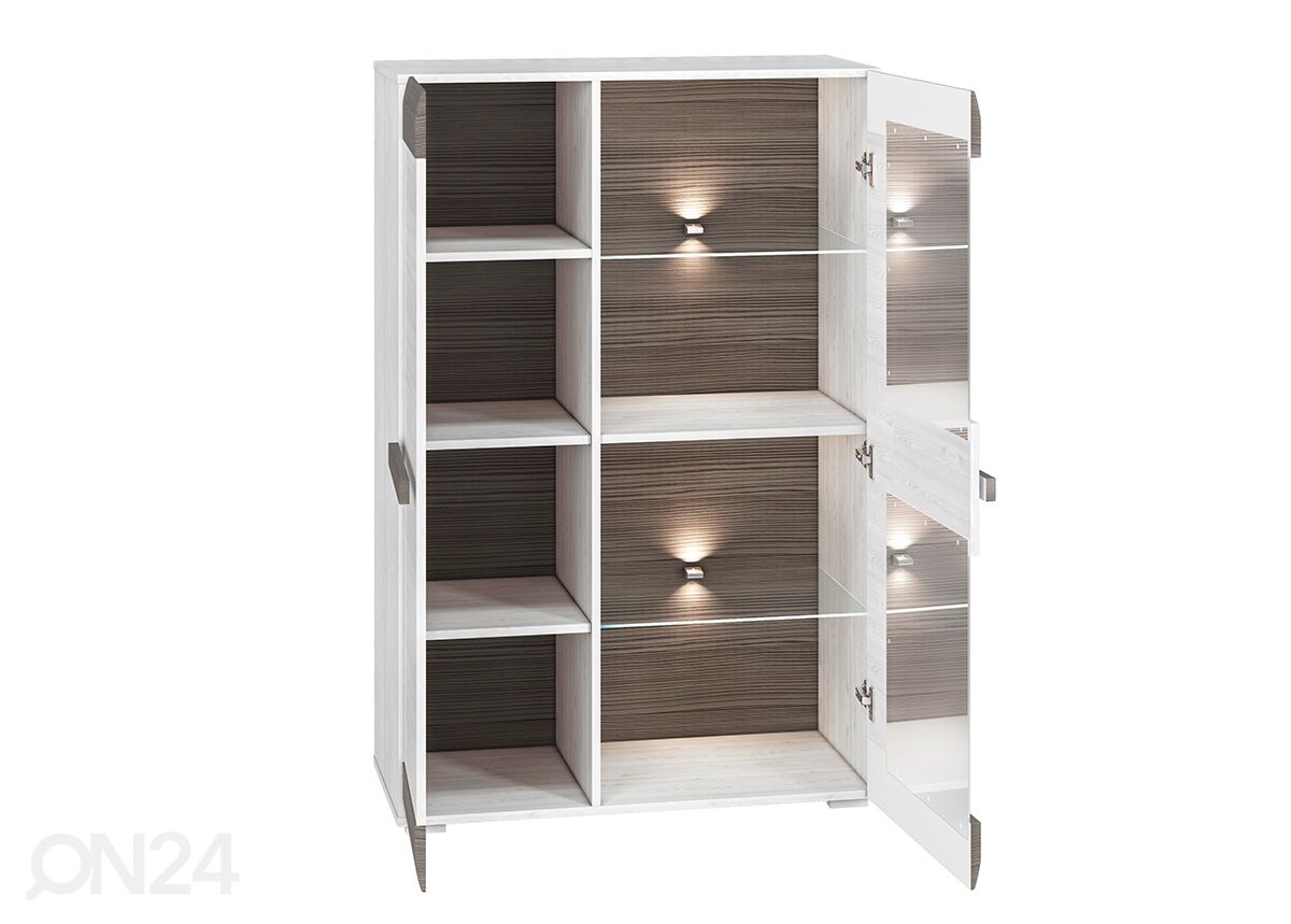 Vitriinkapp Bianca 92 cm suurendatud