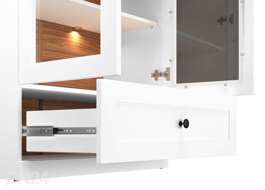 Vitriinkapp Lille 92 cm suurendatud