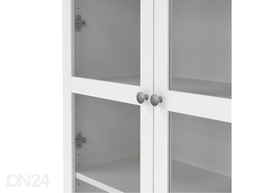 Vitriinkapp Roma 88 cm, valge suurendatud