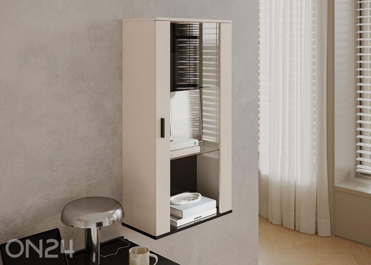 Vitriinkapp seinale Soho 60 cm + LED suurendatud