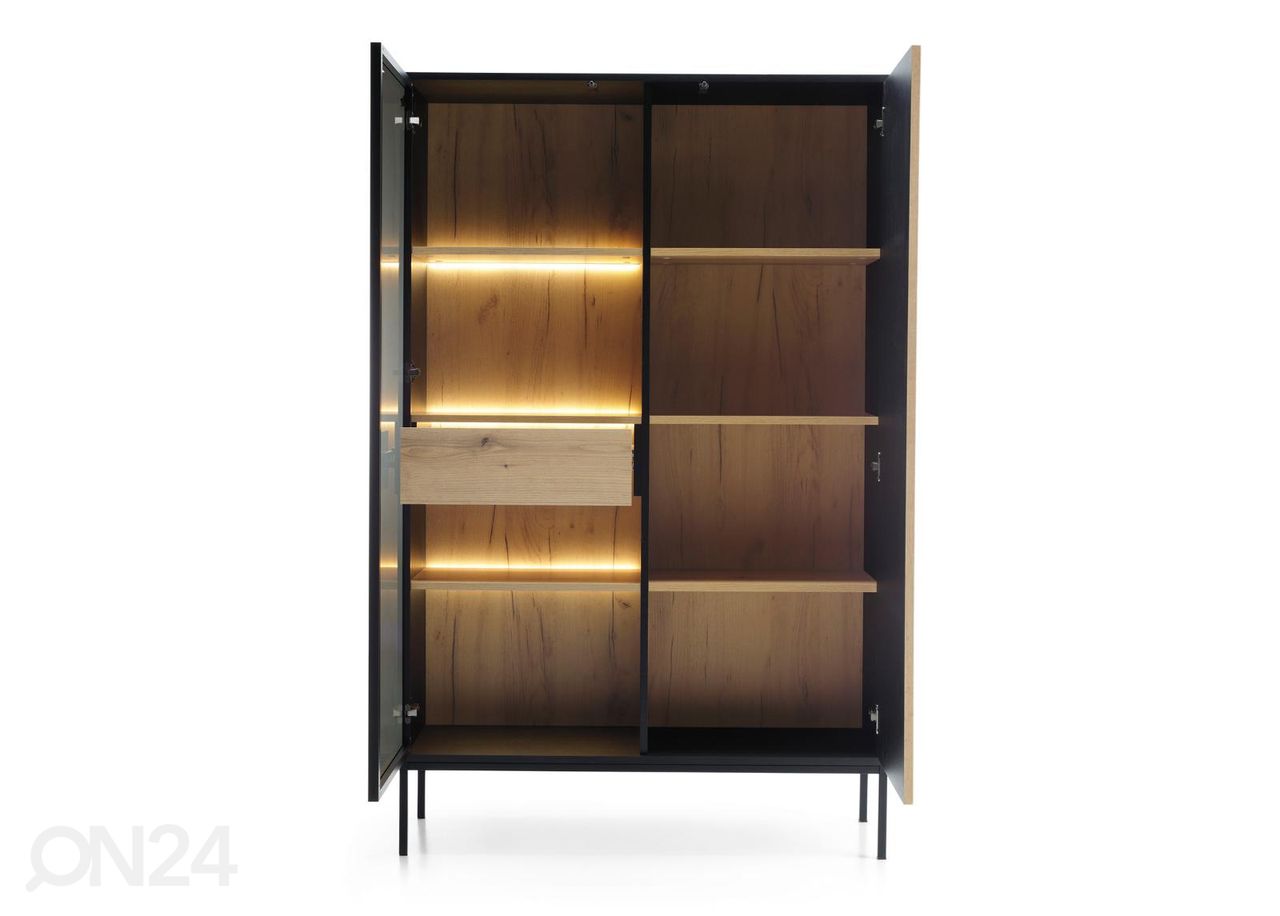 Vitriinkapp Senato 104 cm + LED suurendatud