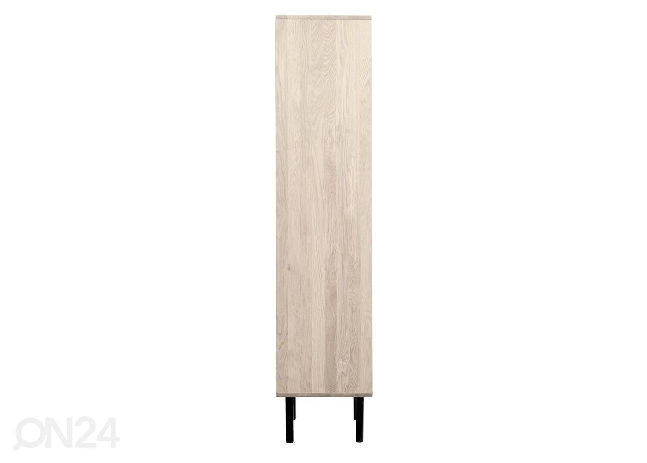 Vitriinkapp Tokyo 55 cm, valge õli suurendatud