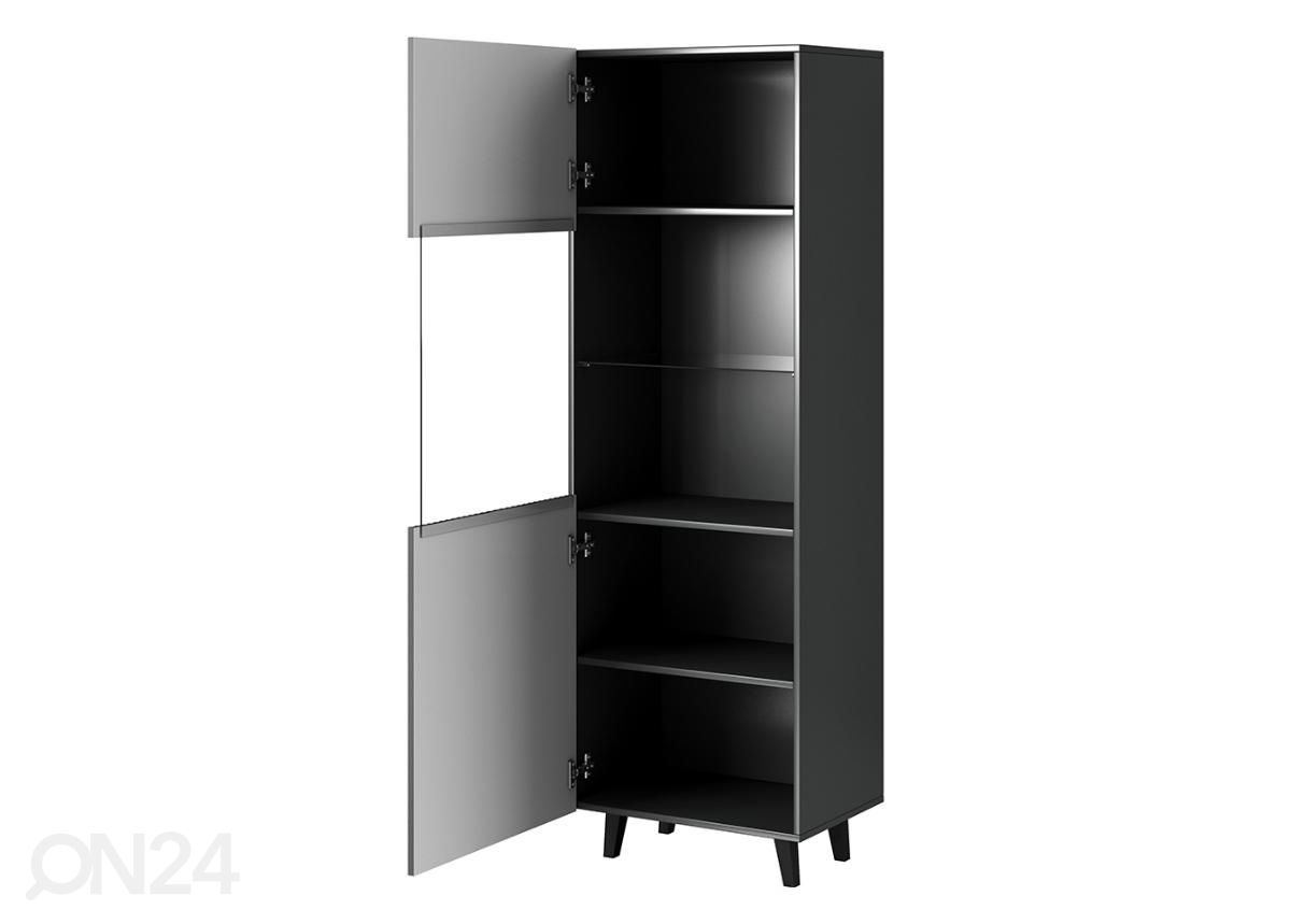 Vitriinkapp Vamos Grey 60 cm suurendatud