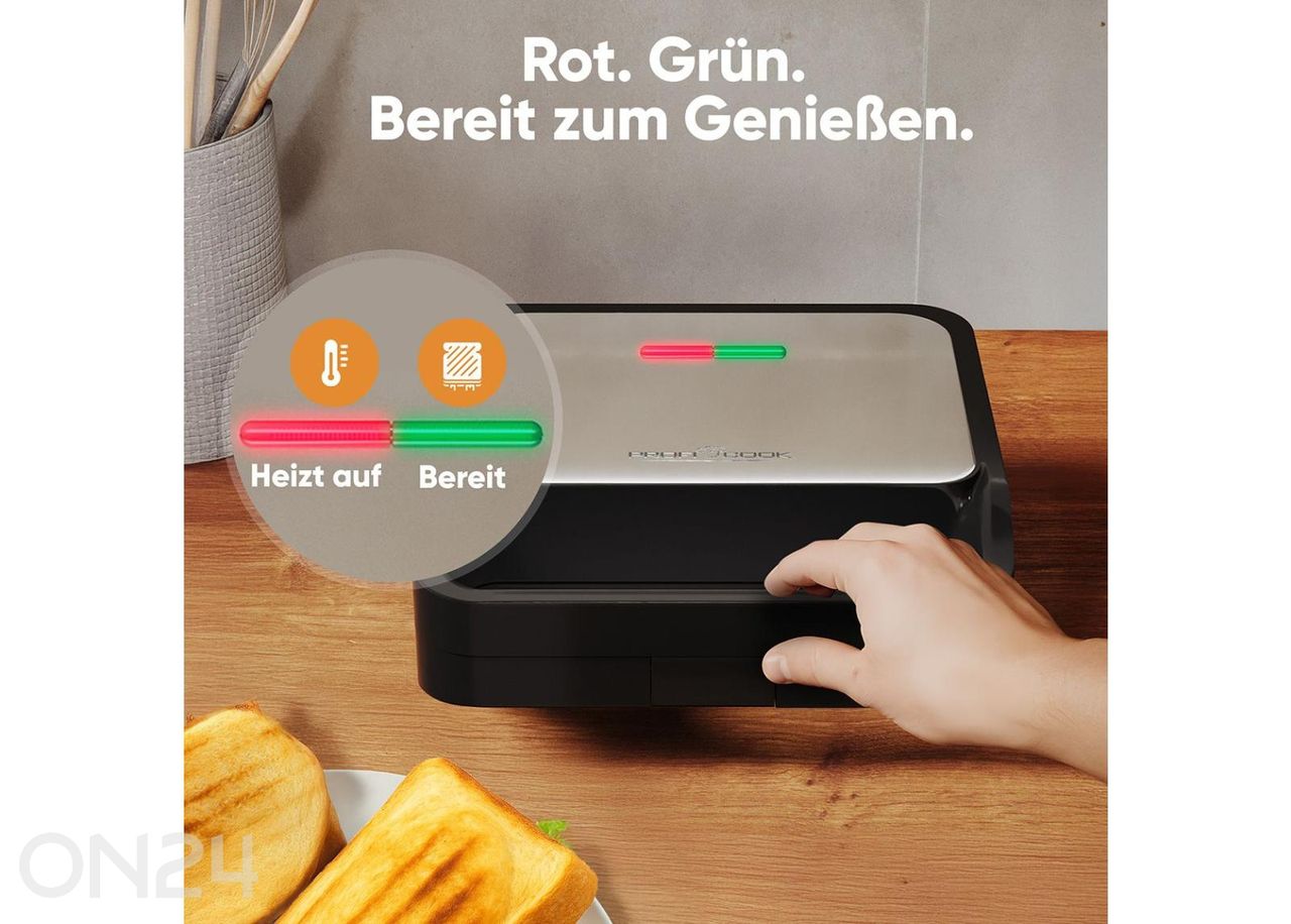 Võileivagrill ProfiCook PCST1297 suurendatud