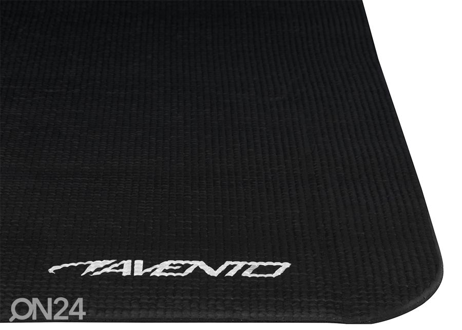 Võimlemismatt / joogamatt Avento PVC 173x61 cm must suurendatud